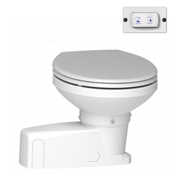 Sanimarin Maxlite +S Alçak Taş Tuvalet 12V Manüel Ayarlı Elektrikli Kumanda