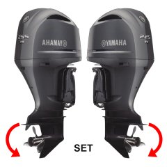 Yamaha F/FL225F ETX SET Marşlı 4T Enjektörlü Trimli Ext. Uzun Şaft Pas.Çelik Pervane