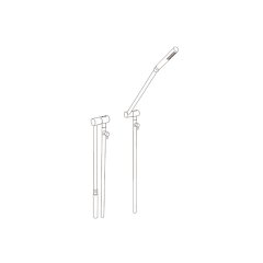 Shower Taşınabilir ve Katlanabilir El Duşu Karbonfiber