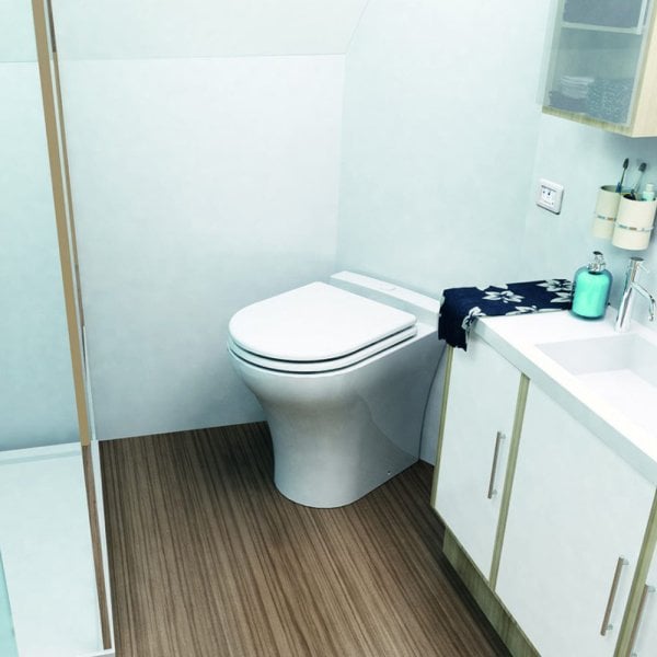 Sanimarin Exclusive Medium Comfort Yüksek Taş Tuvalet 12V Manüel Ayarlı Elektrikli Kumanda