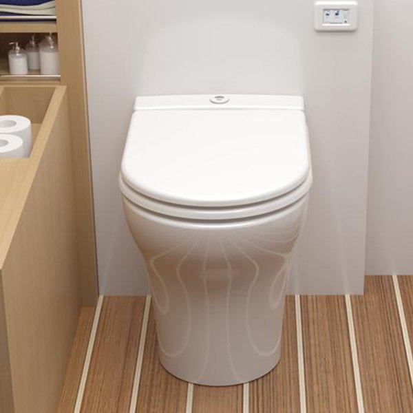 Sanimarin Exclusive Medium Comfort Plus Yüksek Taş Tuvalet 12V Pnomatik Kumanda Buton